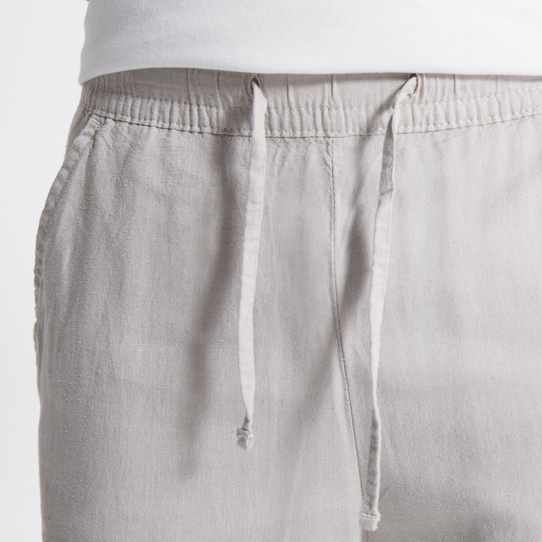 Linen blend pants "Roxy star" Light Beige